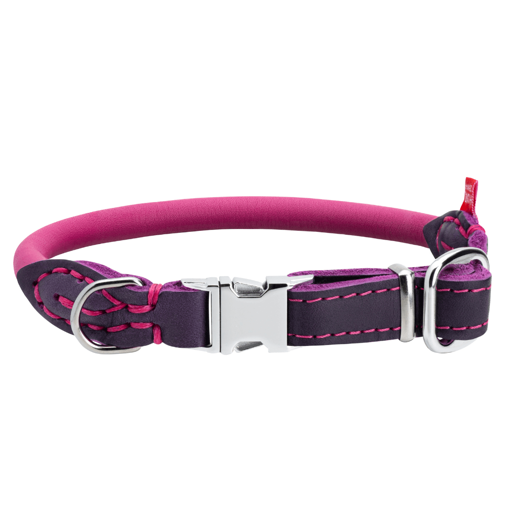 (NEW) Skagen: Quick Release Rolled/Round Leather Collar