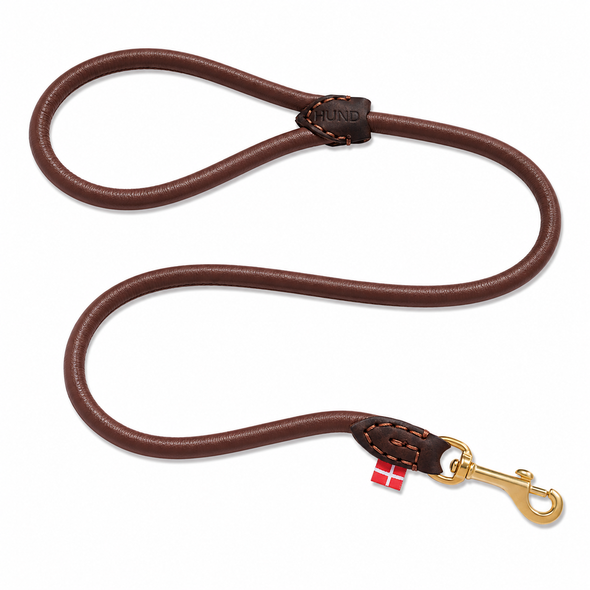 Silkeborg- 4 Foot -Rolled Leather Leash