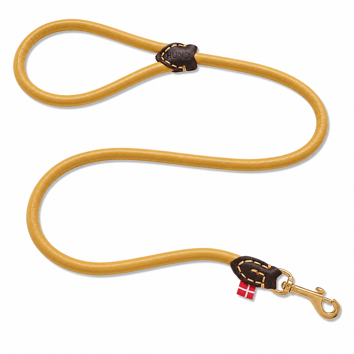 Silkeborg- 4 Foot -Rolled Leather Leash