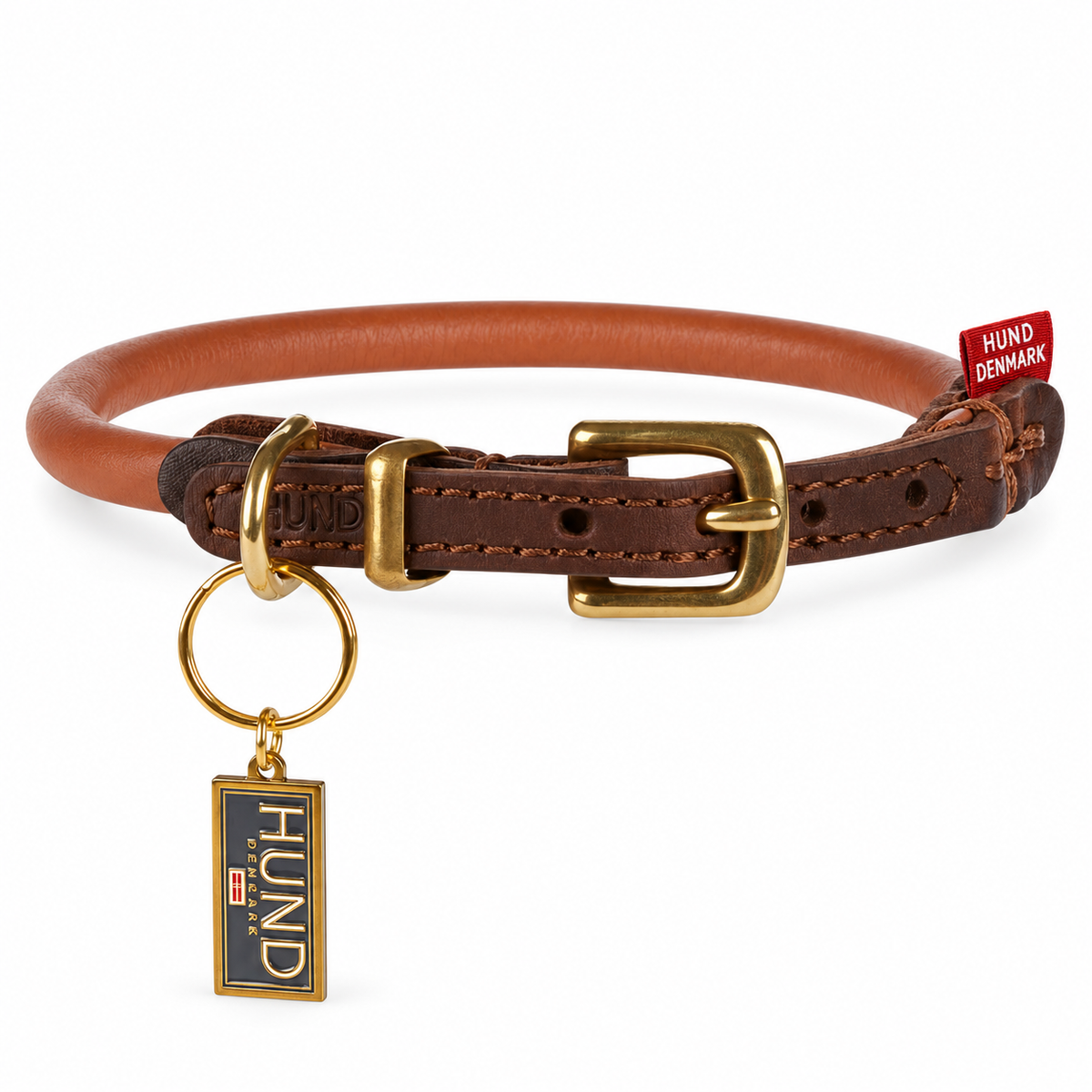 Herning- Italian Leather Cognac (Limited Edition Color) For All Size Dogs- Anti Matting