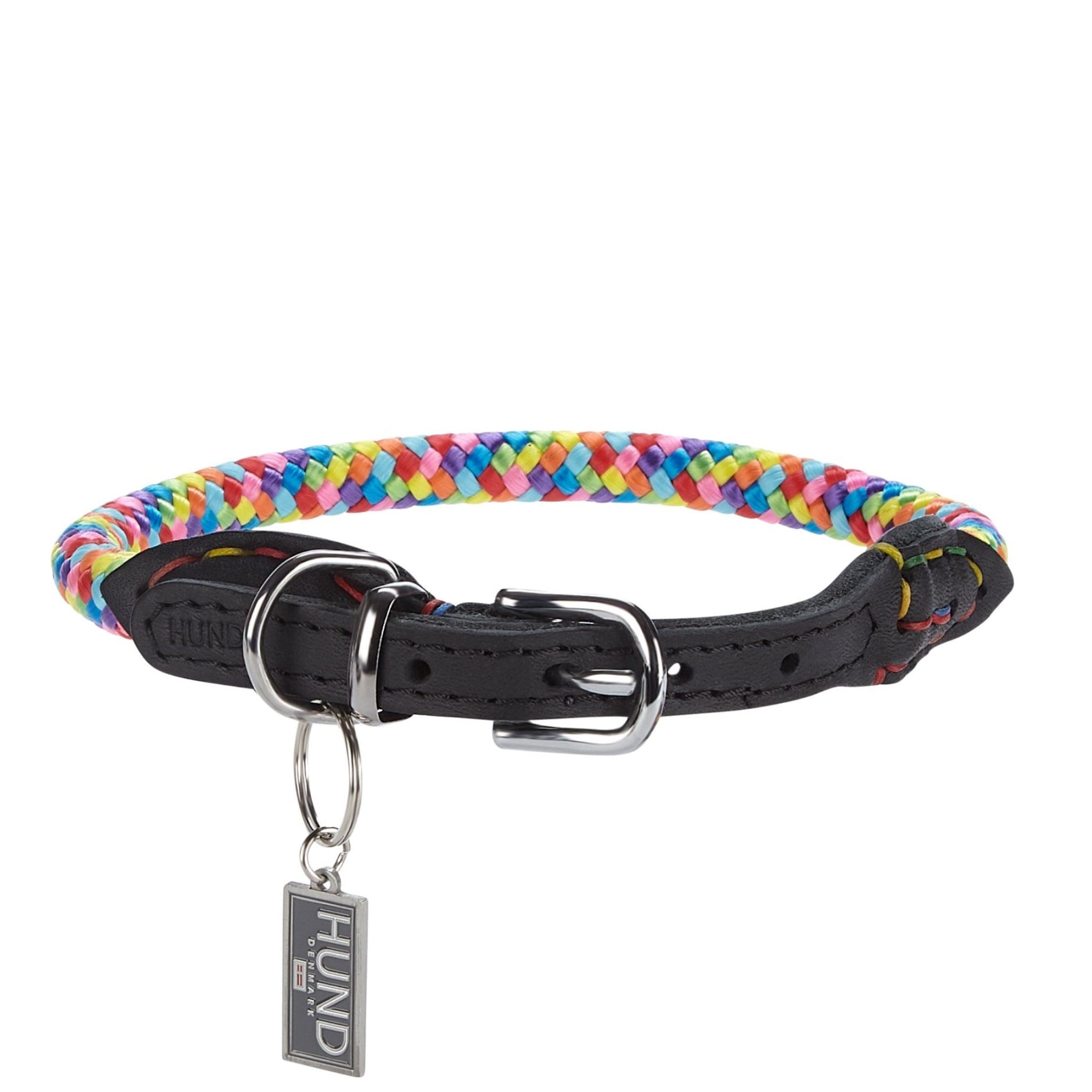 Rope Dog Collar With Leather | HUND Denmark